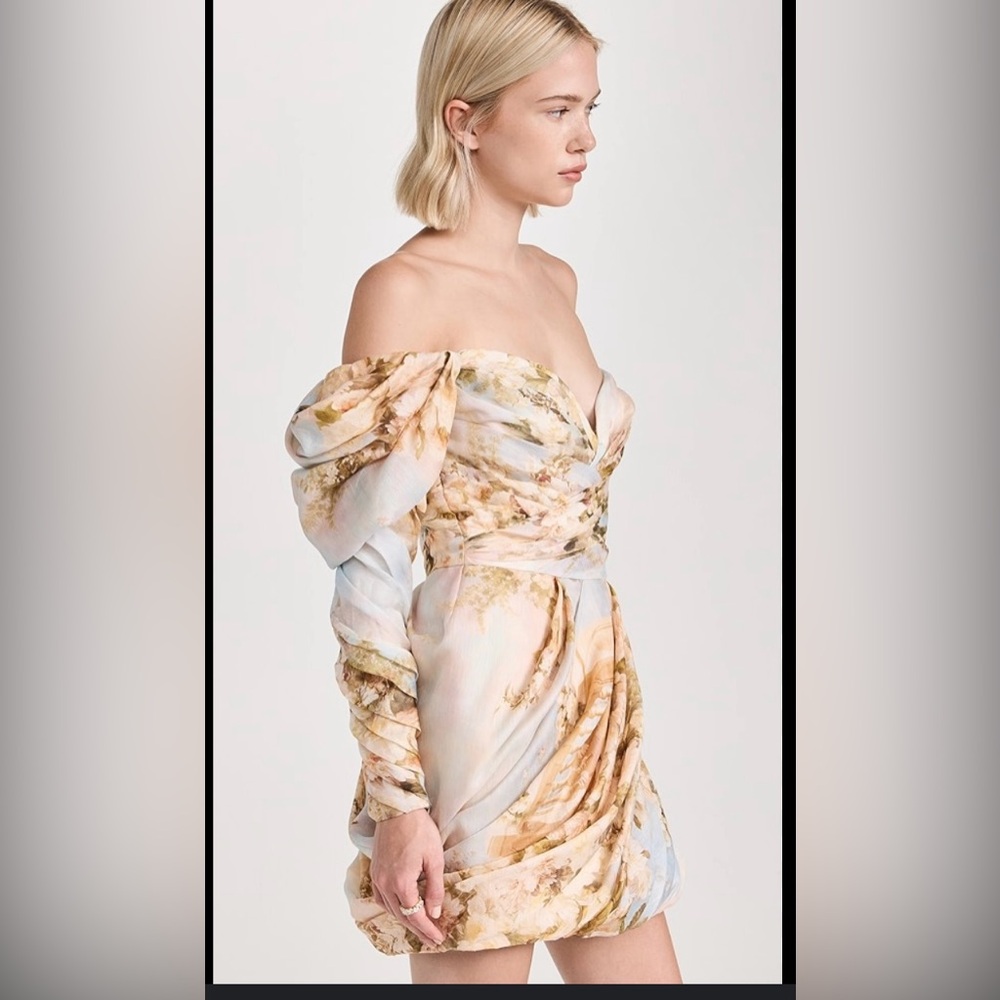 Zimmermann Luminosity Drape Mini Dress
Ivory Garden Floral - Picture 3 of 5
